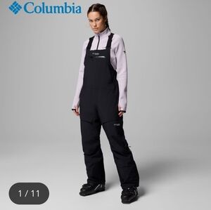 Columbia Women's Black Highland Summit Insulated Bib